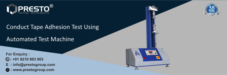 Conduct Tape Adhesion Test Using Automated Test Machine